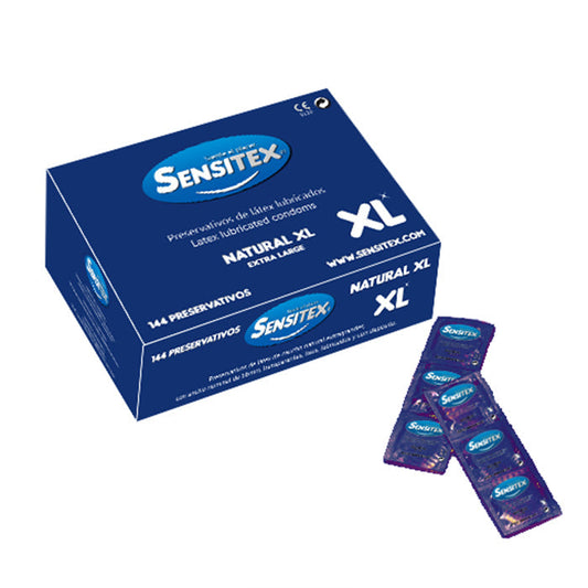 Preservatiu natural XL – Caixa de 144 u – Sensitex - Intimament vostre