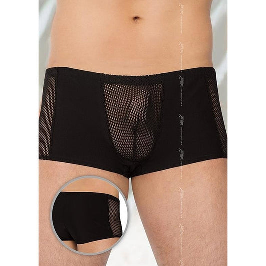 Boxer negre – Softline - Intimament vostre