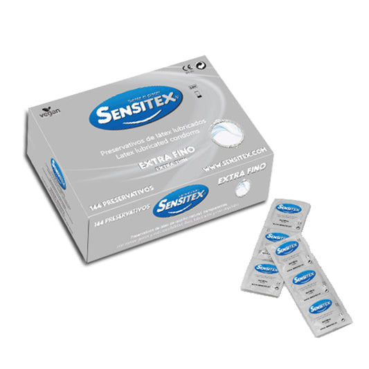 Preservatius extra prims – Caixa de 144 u – Sensitex - Intimament vostre